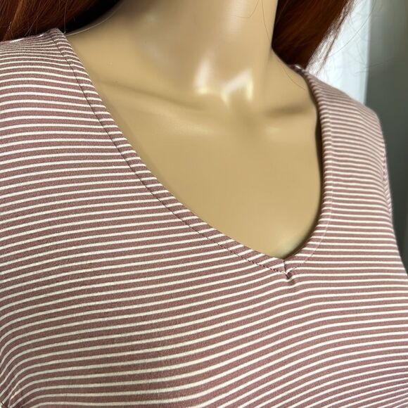 Pink  Rose Soft, Stripe Top - Picture 6 of 10